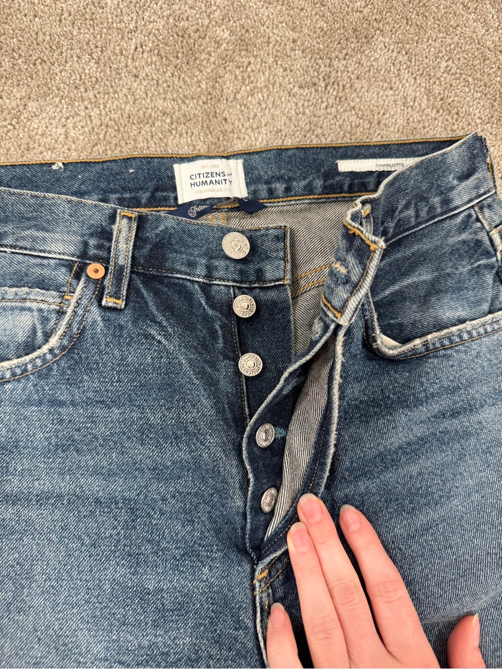 Citizens Of Humanity Charolette straight leg jeans